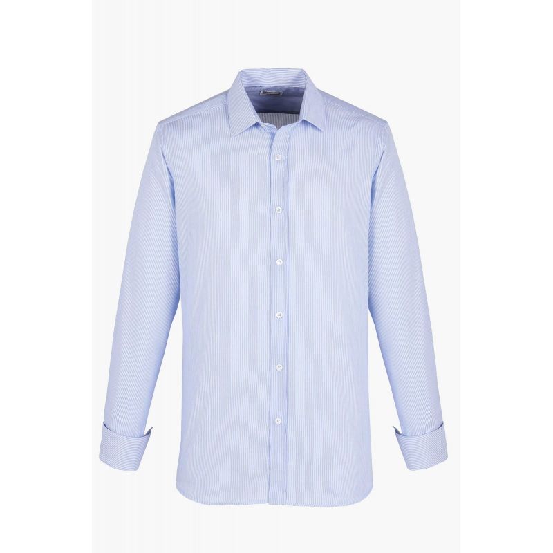 MATHIS BLUE WHITE STRIPED