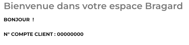 Your customer number on the top of your account page